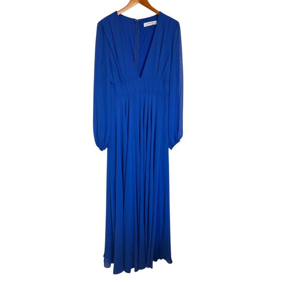 Mac Duggal Royal Blue Maxi Dress - Picture 7 of 14